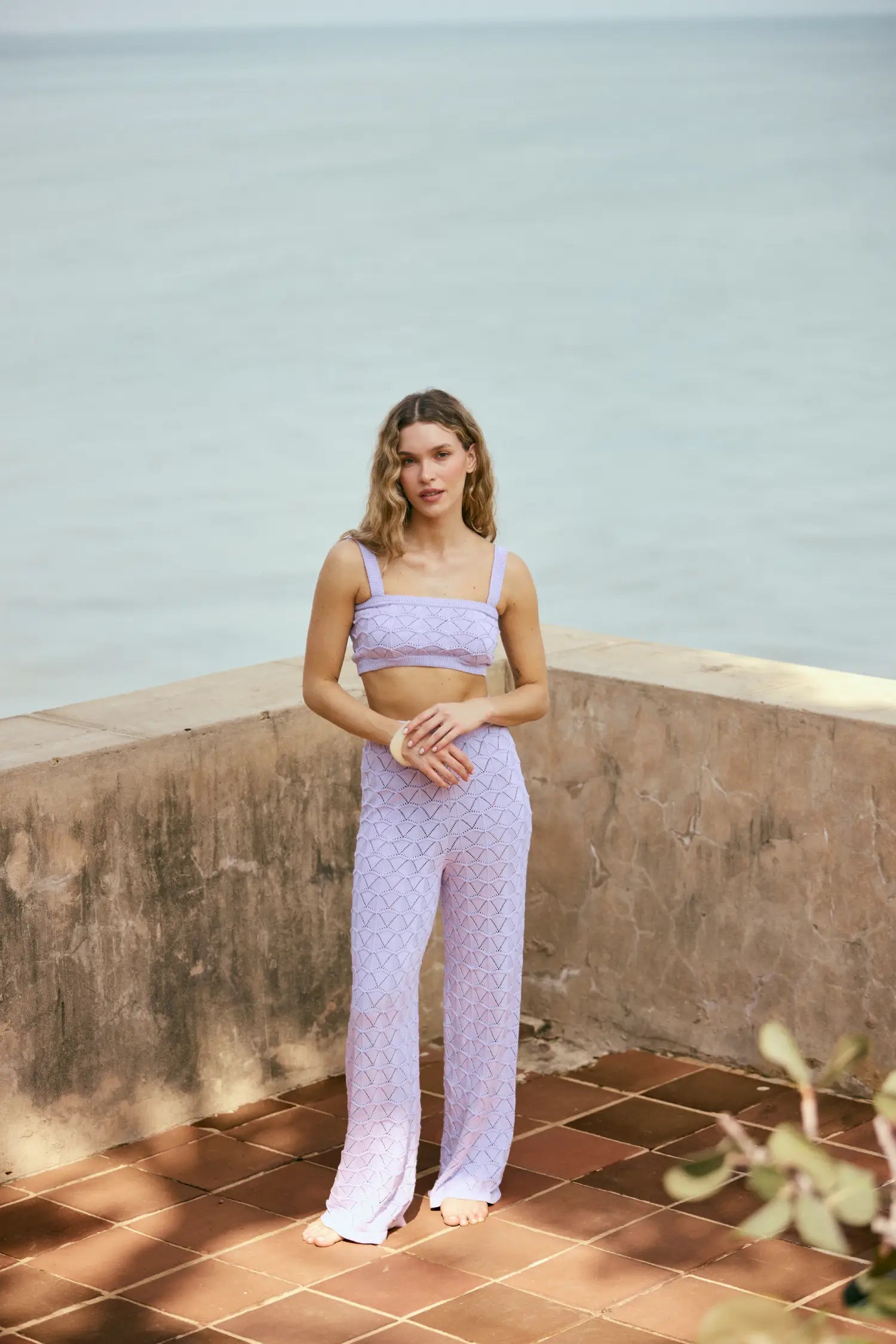 Bahia lilac set for women